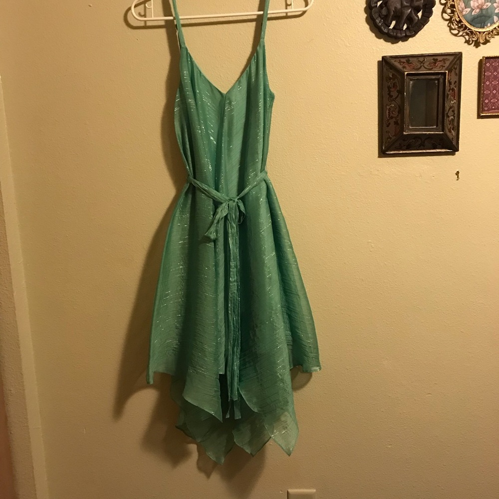 Anthropologie Green Midi Dress HD in Paris